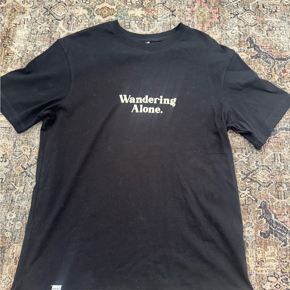 Zara Black Graphic Tee